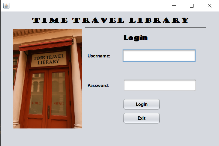 Library System Screenshot